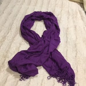 Purple scarf